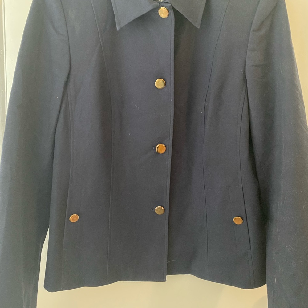 Rafaella blue blazer jacket with gold buttons